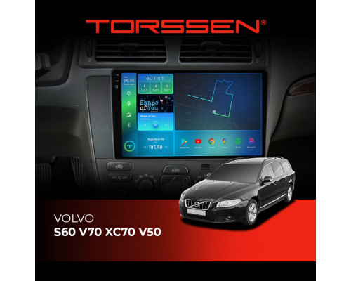 Штатна магнітола Torssen 2K DTS Volvo S60 V70 XC70 F9432 4G Carplay DSP