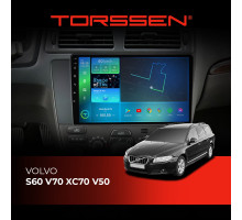 Штатная магнитола Torssen Volvo S60 V70 XC70 F98256 4G Carplay DSP