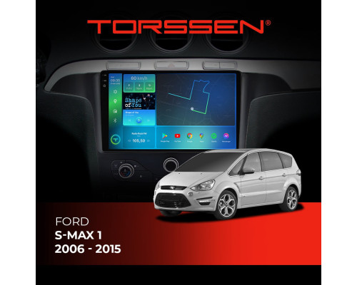 Штатная магнитола Torssen 2K Ford S-max 1 (2006 - 2015) F9464 4G Carplay DSP