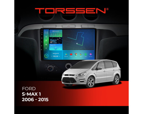 Штатная магнитола Torssen Ford S-max 1 (2006 - 2015) F9464 4G Carplay DSP