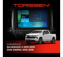 Штатная магнитола Torssen Chevrolet Silverado 3 13-19 GMS Sierra 13-19 F9464 4G Carplay DSP