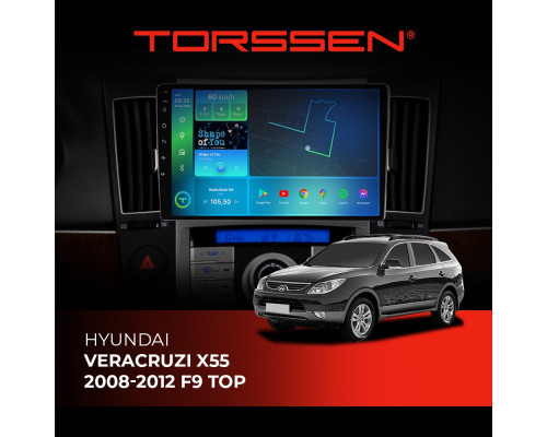 Штатная магнитола Torssen Hyundai Veracruz/IX55 08-12 high-end TOP F96128 4G Carplay DSP